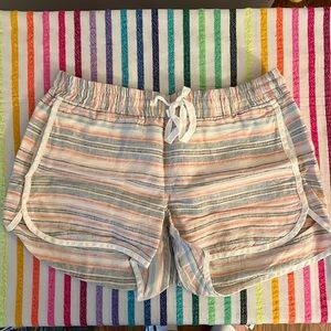ATHLETA Size 10 Cotton Linen Shorts
